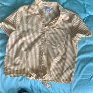 Arizona crop button up